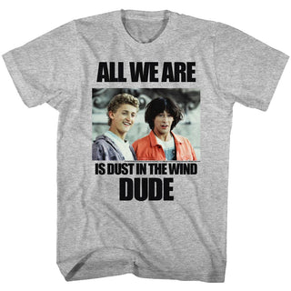 Bill And Ted Dustin T Wind Adult T-Shirts