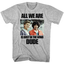 Bill And Ted-Dustin T Wind-Gray Heather Adult S/S T-Shirt - Gray Heather