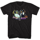 Bill And Ted-Light Show-Black Adult S/S T-Shirt - Black