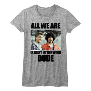 Bill And Ted Dustin T. Wind Ladies T-Shirts