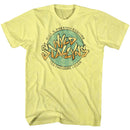 Bill And Ted-Stallyns-Yellow Heather Adult S/S T-Shirt - Yellow Heather
