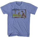 Bill And Ted-Rock Sesh-Light Blue Heather Adult S/S T-Shirt - Light Blue Heather