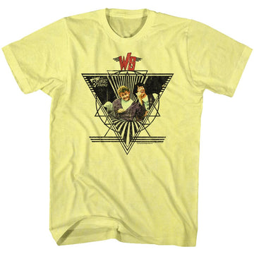 Bill And Ted-Ws-Yellow Heather Adult S/S T-Shirt - Yellow Heather