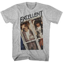 Bill And Ted-Excellent-Gray Heather Adult S/S T-Shirt - Gray Heather