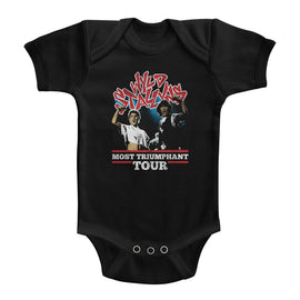 Bill And Ted-Most Triumphant-Black Infant S/S Bodysuit-12M - Black
