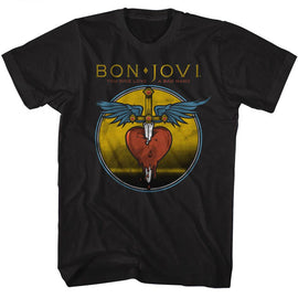 Bon Jovi-Bad Name-Black Adult S/S T-Shirt - Black