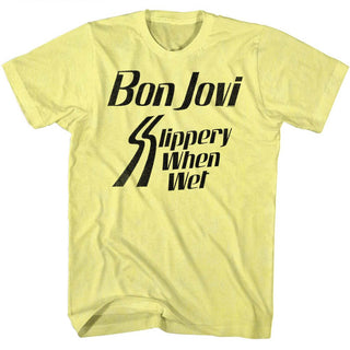 Bon Jovi Slippery When Adult T-Shirts