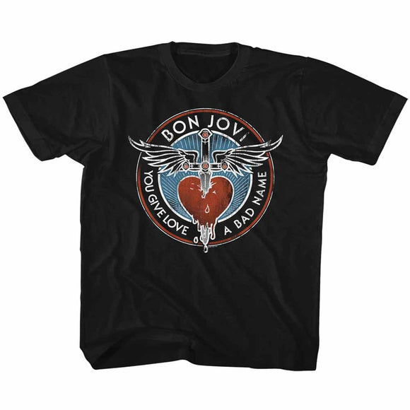 Bon Jovi-Badname-Black Toddler S/S T-Shirt-3T - Black