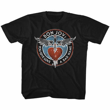 Bon Jovi-Badname-Black Toddler S/S T-Shirt-2T - Black