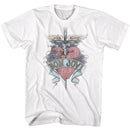 Bon Jovi-Pierced-White Adult S/S T-Shirt - White