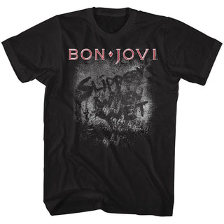 Bon Jovi More Slippery Adult T-Shirts