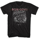 Bon Jovi-More Slippery-Black Adult S/S T-Shirt - Black