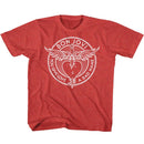 Bon Jovi-Bad Name-Red Heather Toddler S/S T-Shirt-2T - Red Heather