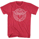 Bon Jovi-Bad Name-Red Heather Adult S/S T-Shirt - Red Heather