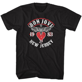 Bon Jovi Nj38 Adult T-Shirts