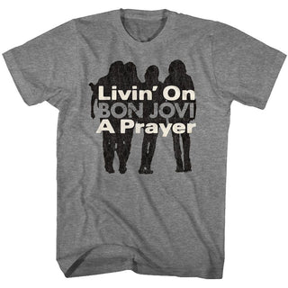 Bon Jovi Livin On A Prayer Adult T-Shirts