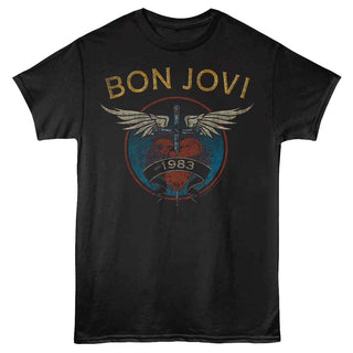 Bon Jovi Bon Jovi Est 1983 Adult T-Shirts