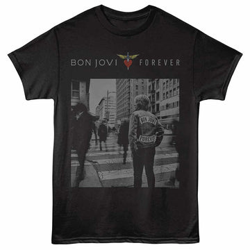 Bon Jovi Album Cover Black Adult T-Shirt