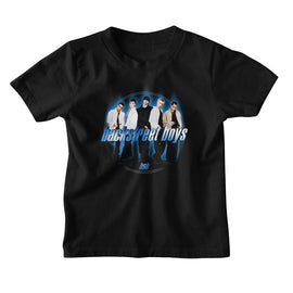 Backstreet Boys-Bsb Blue Circle-Black Toddler S/S T-Shirt-4T - Black