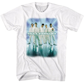 Backstreet Boys-Backstreet Boys Millennium-White Adult S/S T-Shirt - White