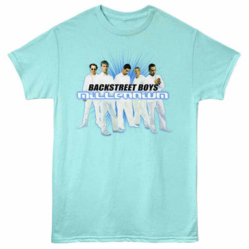 Backstreet Boys Millennium Purist Blue Heather Adult T-Shirt