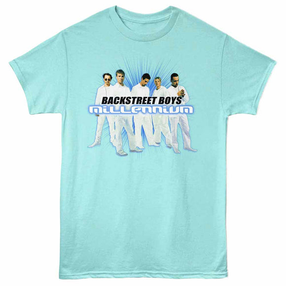 Backstreet Boys Millennium Purist Blue Heather Adult T-Shirt