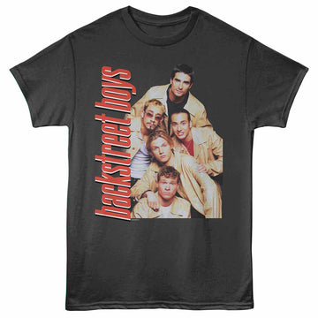 Backstreet Boys Stacked Boys Smoke Adult T-Shirt