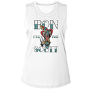 Bon Scott-Bon Scott Tattoo-White Ladies Muscle Tank S - White