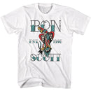Bon Scott-Bon Scott Tattoo-White Adult S/S T-Shirt - White