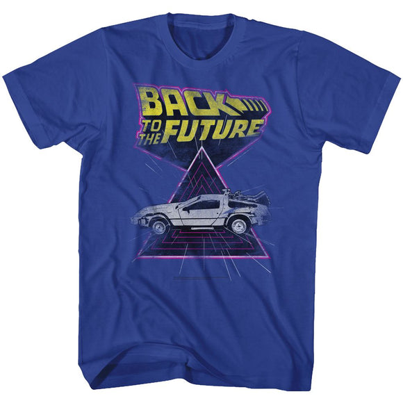 Back To The Future-Speed Demon-Royal Adult S/S T-Shirt - Royal