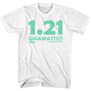 Back To The Future-Big Gig-White Adult S/S T-Shirt - White