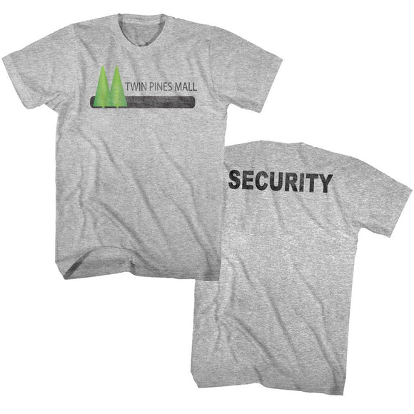 Back To The Future-Twin Pines-Gray Heather Adult S/S T-Shirt ***F&B*** - Gray Heather