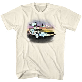 Back To The Future-Been Back-Natural Adult S/S T-Shirt - Natural