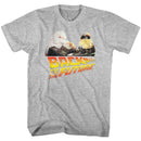 Back To The Future-Working-Gray Heather Adult S/S T-Shirt - Gray Heather