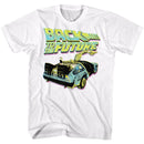 Back To The Future-Btf Neon-White Adult S/S T-Shirt - White