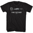 Back To The Future-The Future-Black Adult S/S T-Shirt - Black