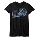 Back To The Future-Some Serious Style-Black Ladies S/S T-Shirt - Black