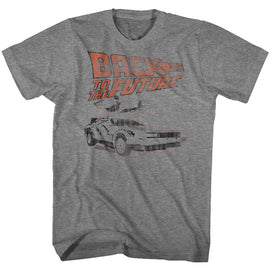 Back To The Future-My Other Car-Graphite Heather Adult S/S T-Shirt - Graphite Heather