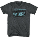 Back To The Future-License-Black Heather Adult S/S T-Shirt - Black Heather