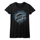 Back To The Future-Daba Dee Dabu Die-Black Ladies S/S T-Shirt - Black