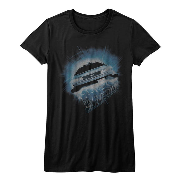 Back To The Future-Daba Dee Dabu Die-Black Ladies S/S T-Shirt - Black