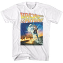 Back To The Future-This Time-White Adult S/S T-Shirt - White