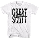 Back To The Future-Great Scott-White Adult S/S T-Shirt - White