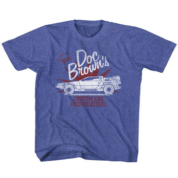 Back To The Future-Custom Stuff-Royal Heather Toddler S/S T-Shirt-3T - Royal Heather
