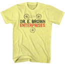 Back To The Future-Whio Dat Brown-Yellow Heather Adult S/S T-Shirt - Yellow Heather