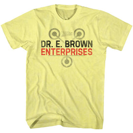 Back To The Future-Whio Dat Brown-Yellow Heather Adult S/S T-Shirt - Yellow Heather