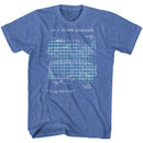 Back To The Future-Car Schematic-Royal Heather Adult S/S T-Shirt - Royal Heather