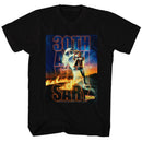 Back To The Future-Btf 30Th Anniversary-Black Adult S/S T-Shirt - Black