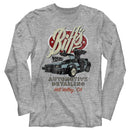 Back To The Future-Biffs-Gray Heather Adult L/S T-Shirt - Gray Heather