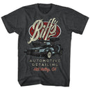 Back To The Future-Biffs-Black Heather Adult S/S T-Shirt - Black Heather
